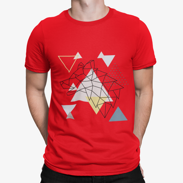 Camiseta Lobo Geometric